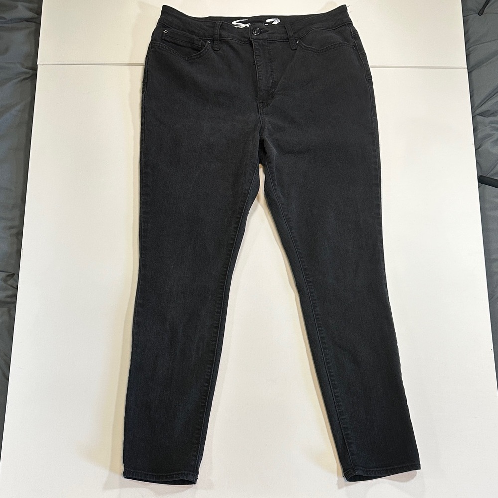 Seven7 Women’s Black Skinny Jeans US 12